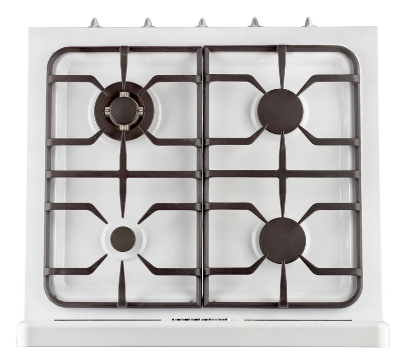 Off-Grid Classic Retro by Unique 30\" 3.9 Cu. Ft. Propane Gas Range - Marshmallow White - UGP-30CR OF2 W