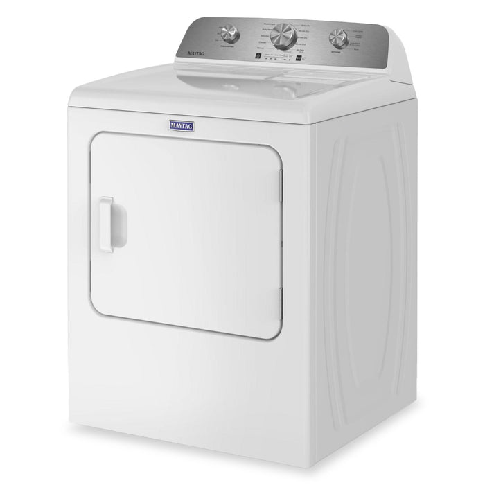 Maytag 4.8 Cu. Ft. Top Load Washer and 7.0 Cu. Ft. Gas Dryer with Wrinkle Prevent Option – White 
