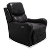 Elli 32\" Faux Leather Swivel Glider Power Reclining Chair – Black