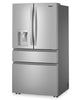 Whirlpool 36" 29 Cu. Ft. French Door Refrigerator – Fingerprint-Resistant Stainless Steel - WRMF3636SZ | Réfrigérateur Whirlpool de 29 pi3 et de 36 po à portes françaises - acier inoxydable résistant aux traces de doigts - WRMF3636SZ