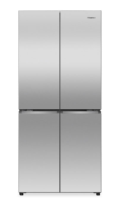 Hisense 31\" 17 Cu. Ft. French Door Refrigerator - Fingerprint Resistant Stainless Steel - RQ17A4CSD