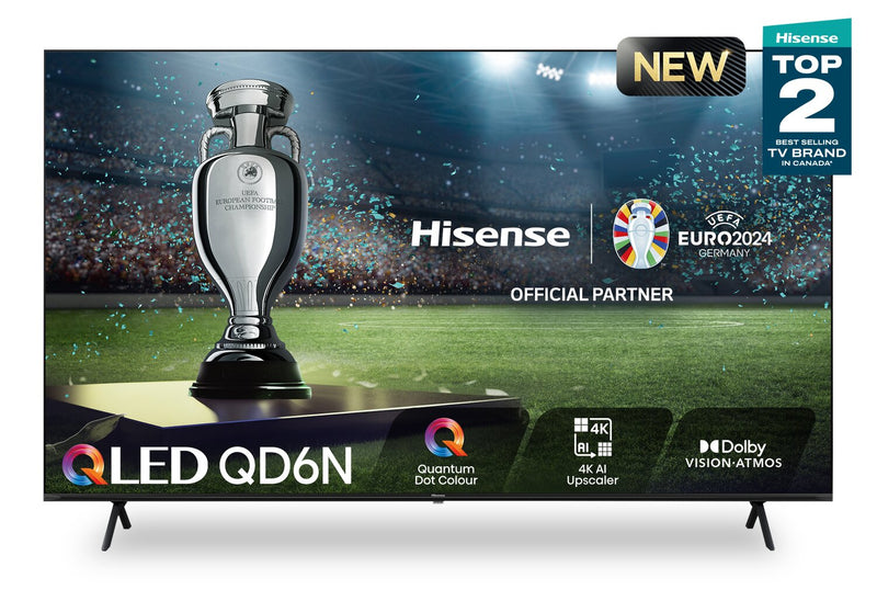 Hisense 85\" QLED 4K UHD HDR10+ Dolby Vision 60Hz Google Smart TV (85QD6N)