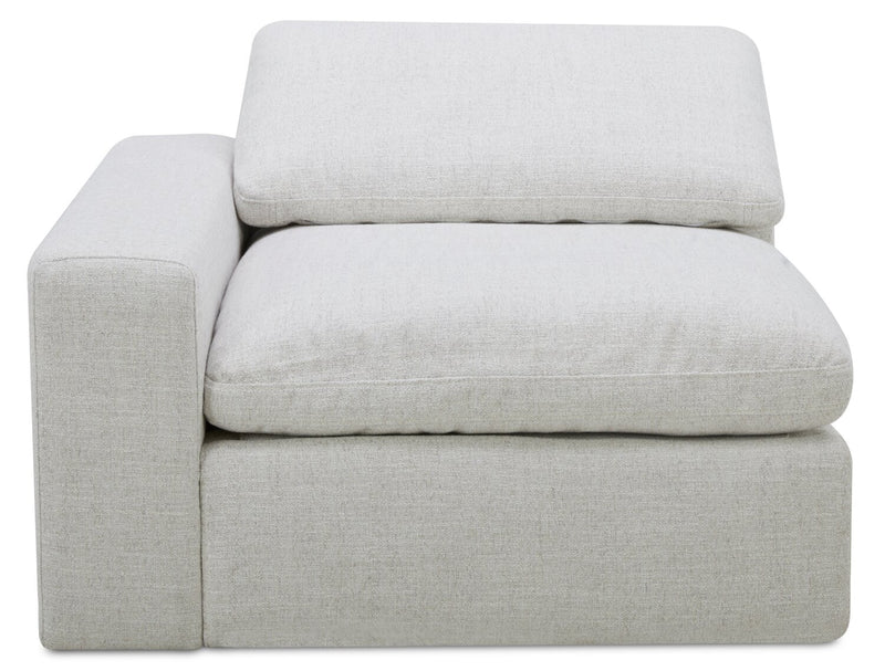 Sky Modular 91.5\" Fabric Power Reclining Loveseat with Removable Feather Down Cushions - Nathan Wheat