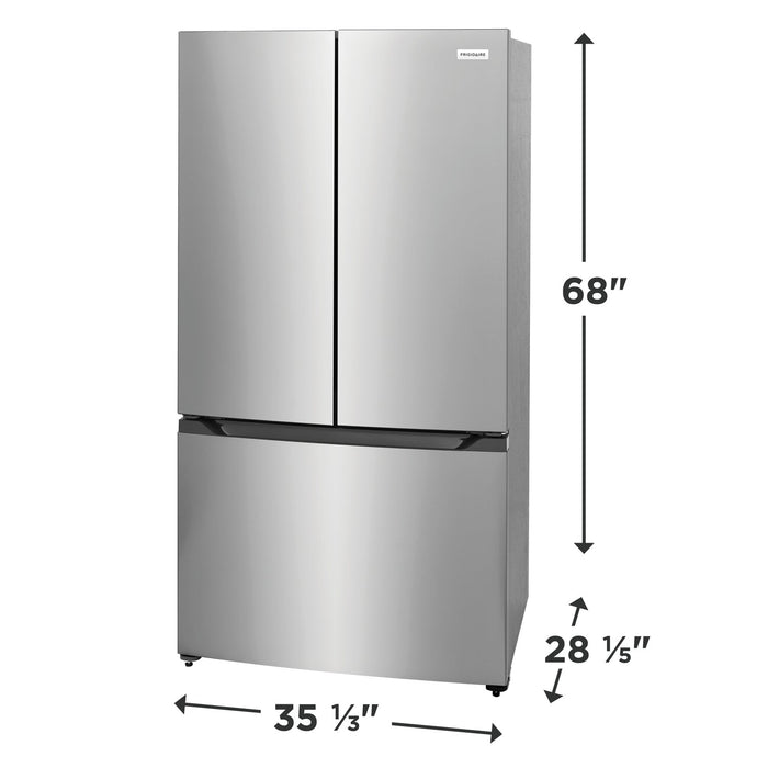 Frigidaire 20 Cu. Ft. Counter-Depth French Door Refrigerator – Stainless Steel - FRFG2011AV 