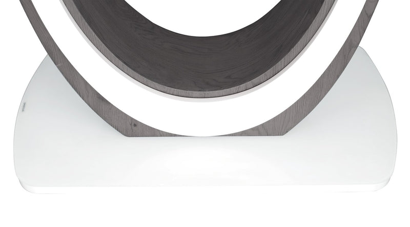 Brimley 21.75\" Modern End Table - White and Grey