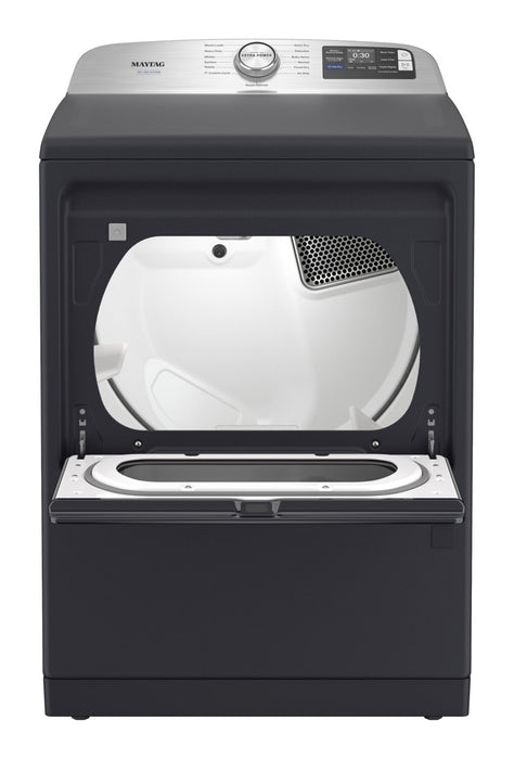 Maytag 7.4 Cu. Ft. Pet Pro Top Load Electric Dryer - Midnight Steel - YMED7205RF