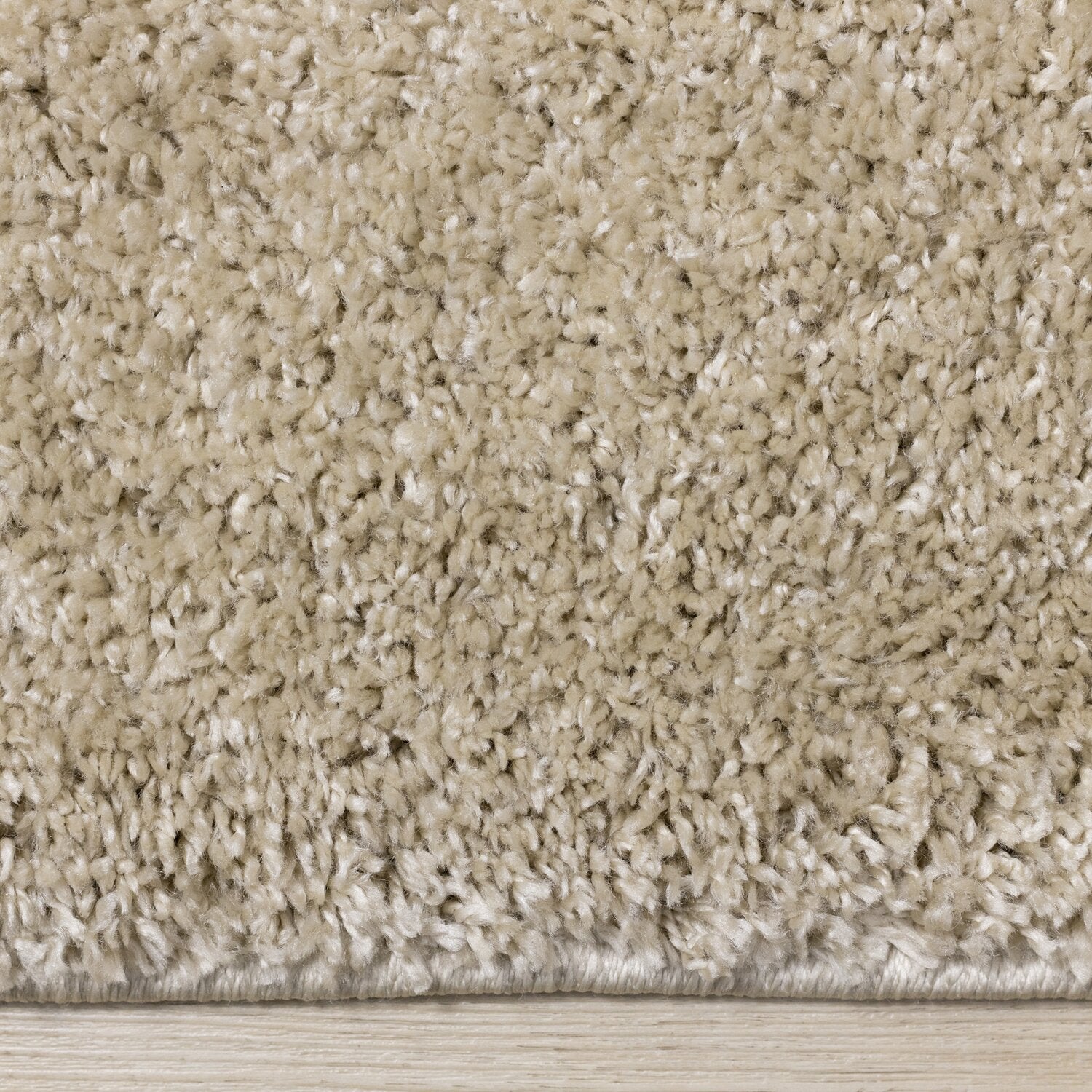 Pascal Beige Shag Area Rug - 5'3