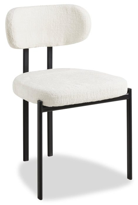 Rio 5pc Dining Set with Table & 4 Chairs, Metal Pedestal Base, 36\"W Round - Black & Taupe