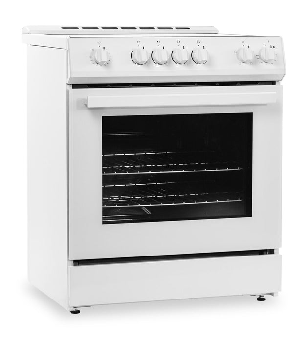 Danby 5.0 Cu. Ft. Smooth Top Electric Range - White - DRRM300WC