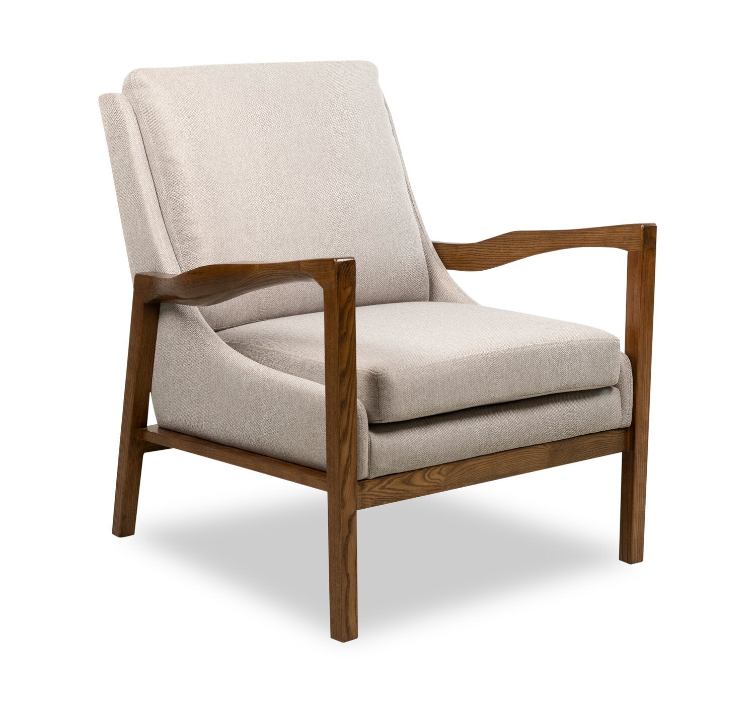 Brown and beige accent chairs discount