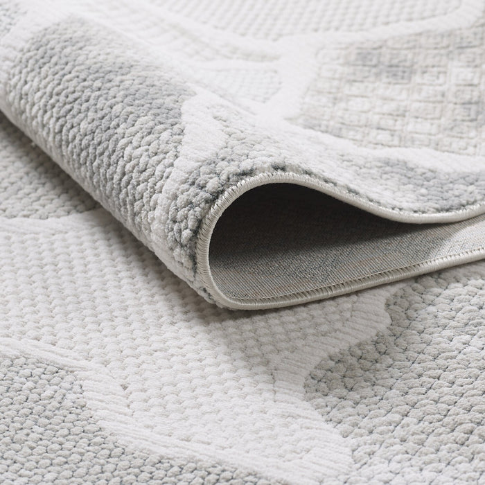 Cove Waves Grey Area Rug - 6'7\" x 9'6\"