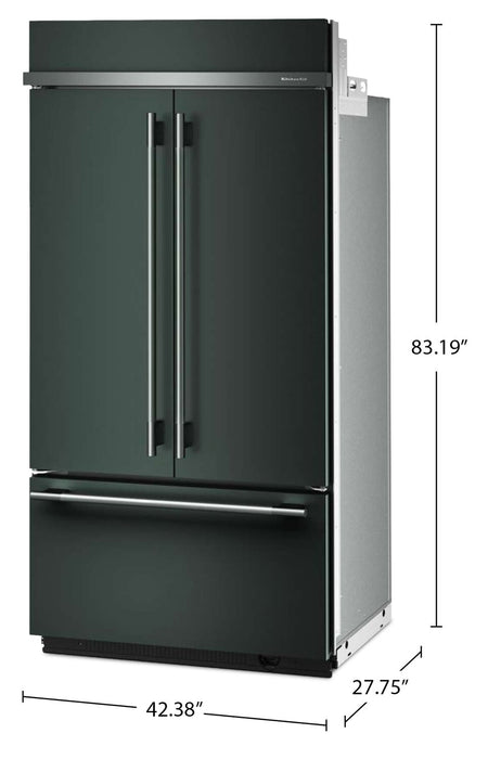 KitchenAid 24.2 Cu. Ft. 42\" French Door Bottom Mount Refrigerator – Juniper - KBFN542SJP