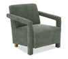 Demi 30\" Linen-Look Accent Chair – Green