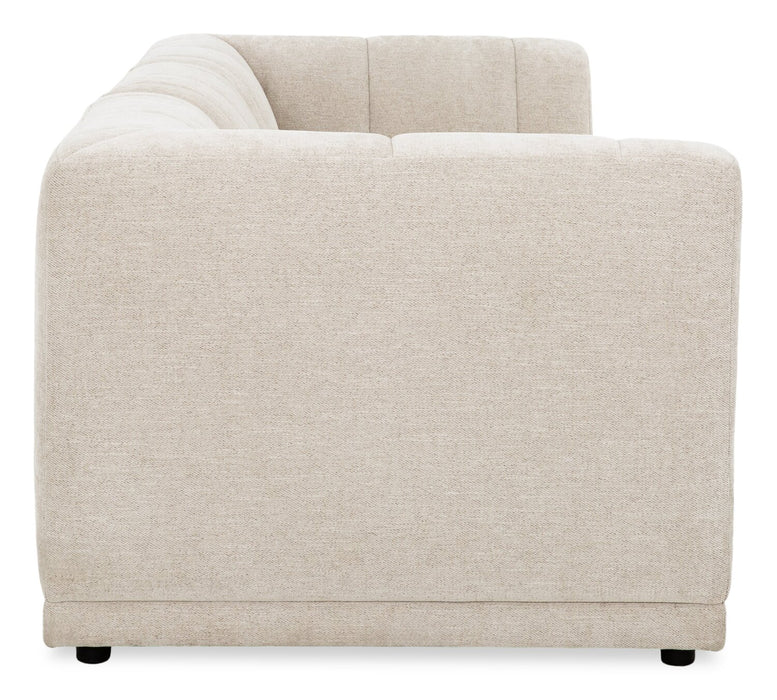 Oaklyn Modular 109\" Fabric Sofa with Tufted Seat Cushions - Beige