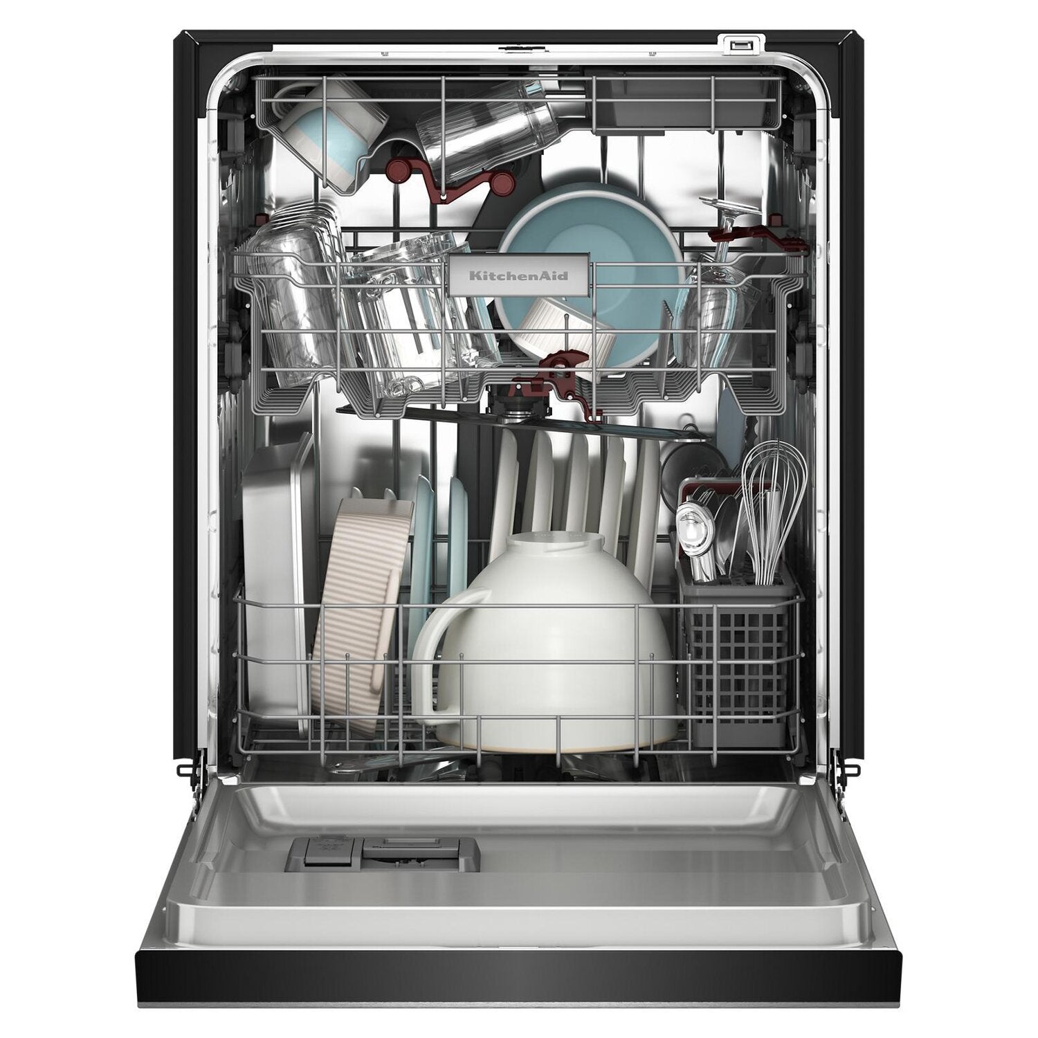 KitchenAid 24" 44 dBA Dishwasher with 360° Max Jets™ Third Rack – P ...
