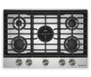 KitchenAid 30\" Gas-on-Metal Cooktop with Integrated Wok Grates – Stainless Steel - KCGK530SSS
