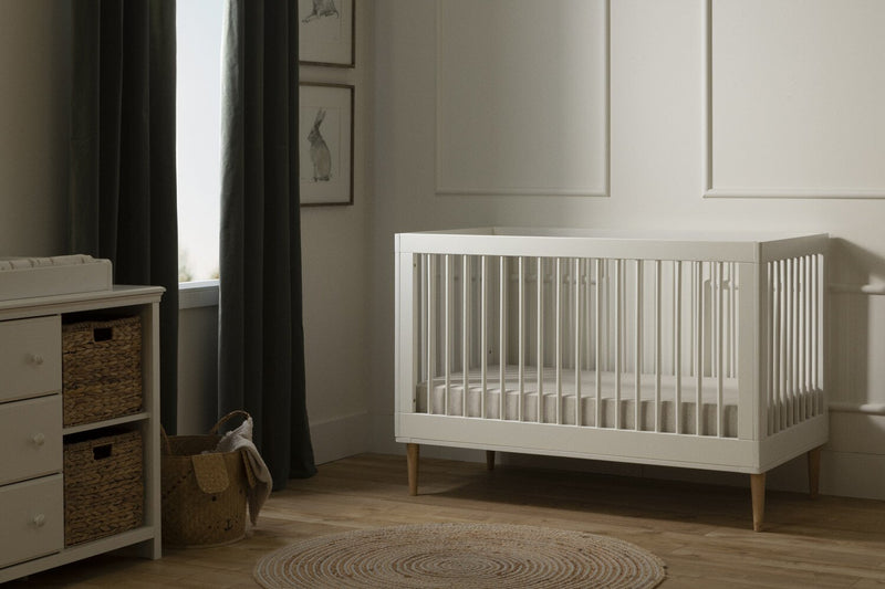 Josie Convertible Crib - White