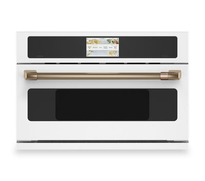 Cafe 30" 1.70 Cu. Ft. Electric Wall Oven with Advantium® Technology – White - CTS90DP2NS1 | Four mural électrique Café de 1,70 pi³ et de 30 po avec technologie AdvantiumMD - blanc - CTS90DP2NS1