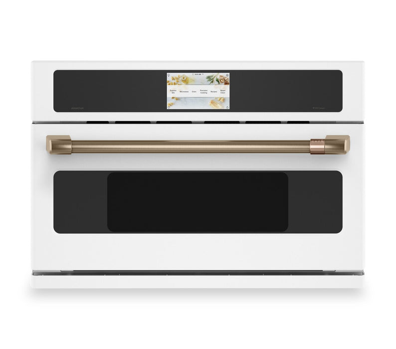 Cafe 30\" 1.70 Cu. Ft. Electric Wall Oven with Advantium® Technology – White - CTS90DP2NS1