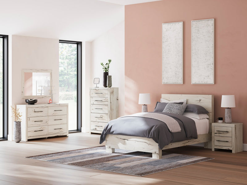 Derekson Panel Headboard, Rustic White - Full Size