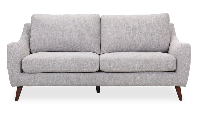 Zoey 75.5\" Fabric Sofa - Grey