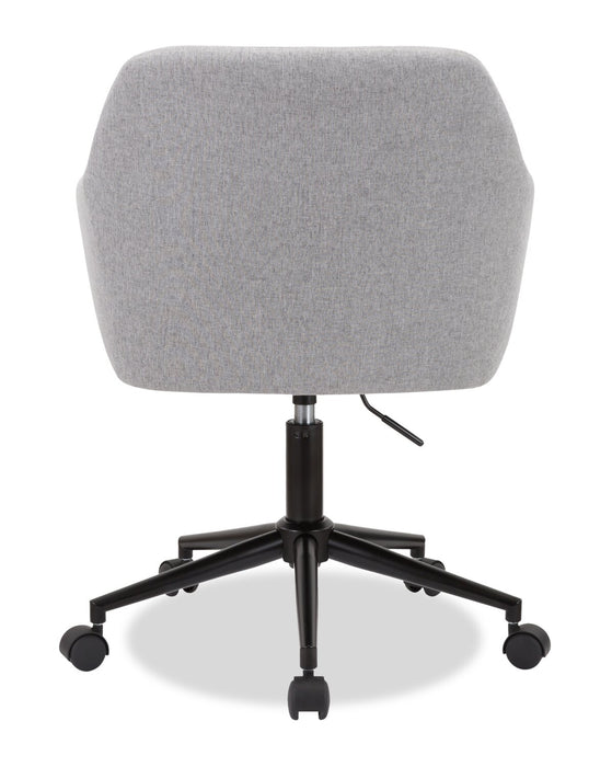 Stevie 23\" Swivel Office Chair with Adjustable Height – Grey 