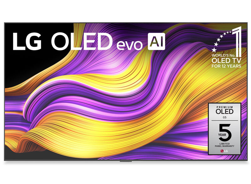 LG 77\" G5 OLED 4K UHD evo AI Smart webOS TV (OLED77G5WUA.ACC) - 2025 Model