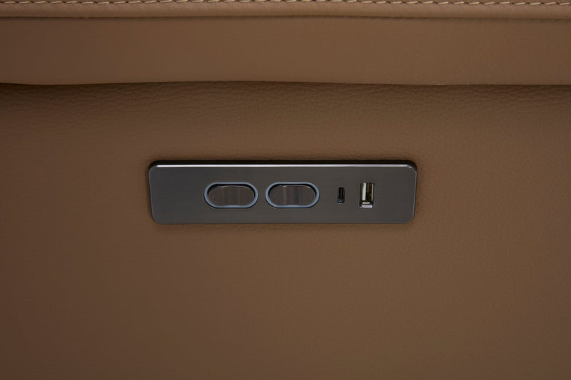 Valencia 5-Piece Left-Facing Power Reclining Sectional - Blanca Macha