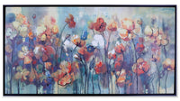 Floral Garden Framed Acrylic Painting - 26.5