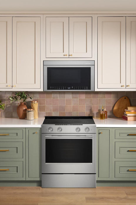 KitchenAid 30\" 5.3 Cu. Ft. Smart Slide-in Electric Range with Convection Modes - YKSES330SPS 