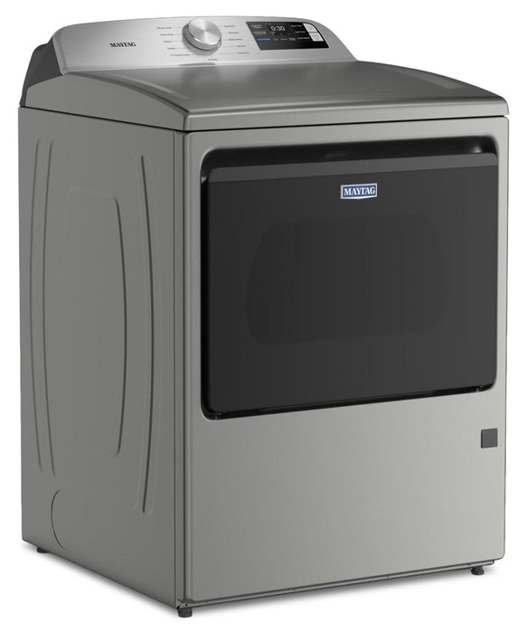 Maytag 6.0 Cu. Ft. Smart Top-Load Washer and 7.4 Cu. Ft. Gas Dryer – Radiant Silver 