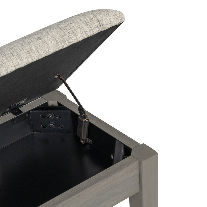 Cove Storage Dining Bench - Grey