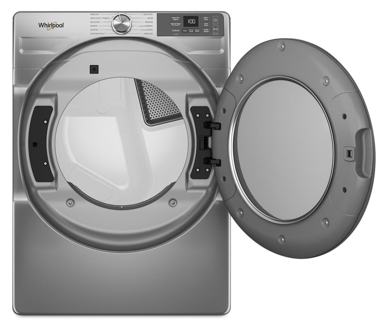 Whirlpool 7.4 Cu. Ft. Smart Gas Dryer with Wrinkle Shield™ - Radiant Silver - WGD5720RR