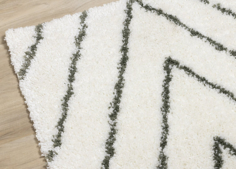 Pascal Multi-Colour Shag Area Rug - 7'10\" x 10'6\"