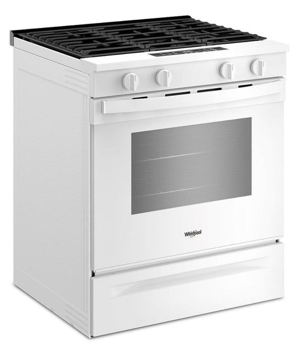 Whirlpool 30\" 5 Cu. Ft. Smart Gas Range - White - WSGS3330TW