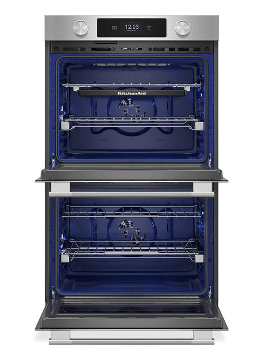 KitchenAid 27\" Smart Electric Double Wall Oven - PrintShield™ Stainless Steel - KOED727SPS\t