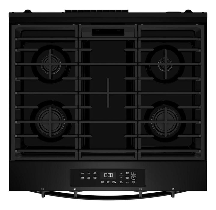 Whirlpool 30\" 5 Cu. Ft. Smart Gas Range - Black - WSGS3330TB