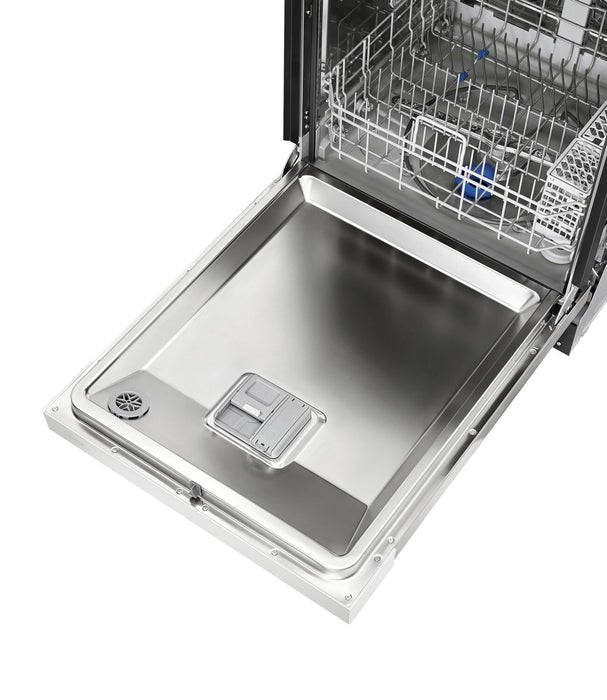 Midea 24\" Front-Control Dishwasher with Interior Light - MDF24P2BWW