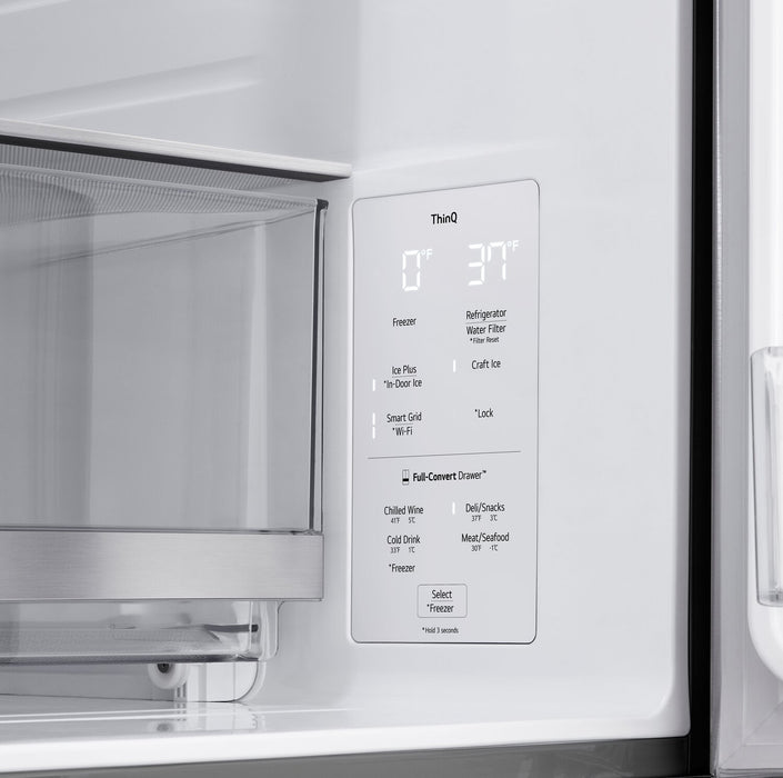 LG 36\" 29 Cu. Ft. Standard-Depth MAX® 4-Door French-Door Refrigerator with InstaView® - LF29S9775S