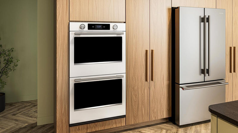 KitchenAid 30\" Smart Electric Double Wall Oven - White - KOED730SWH