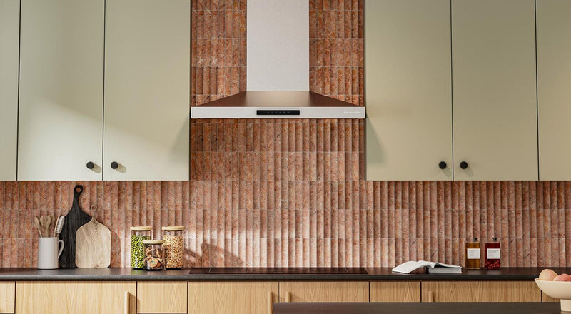 KitchenAid 36\" Wall-Mount 4-Speed Canopy Range Hood – Stainless Steel - KVWC736SSS