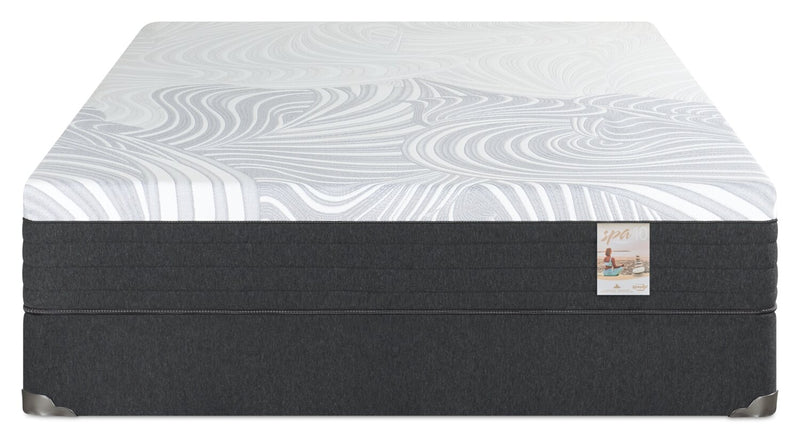 Springwall Spa 10 Firm Smooth Top Queen Mattress in a Box Set