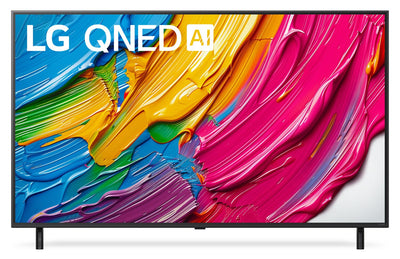 LG 55" QNED80 QNED 4K UHD Smart webOS TV (55QNED80AUA.ACC) - 2025 Model | Téléviseur intelligent QNED LG QNED80 UHD 4K de 55 po avec webOS (55QNED80AUA.ACC) - modèle 2025