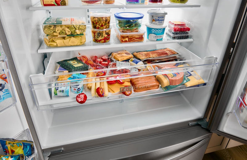 Whirlpool 36\" 25 Cu. Ft. French-Door Refrigerator with Ice and Water Dispenser - WRFF3436RV