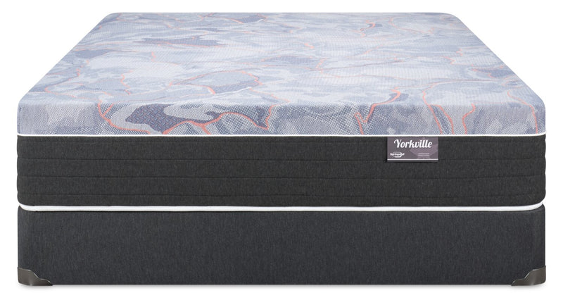 Springwall Yorkville Smooth Top Firm Queen Mattress Set