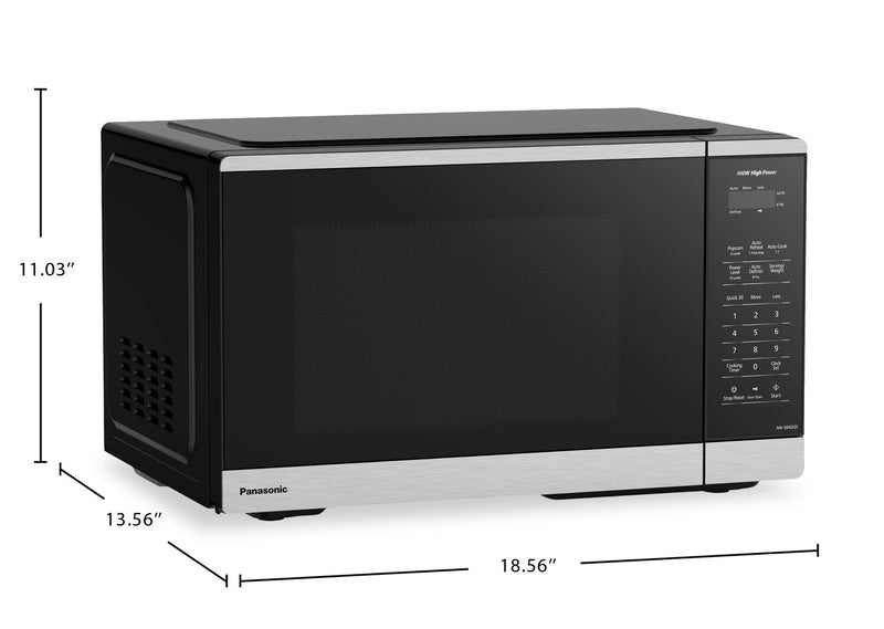 Panasonic 0.9 Cu. Ft. Compact Microwave - Stainless Steel - NNSB42QSC