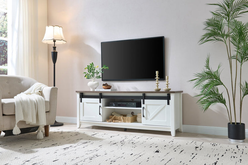 Logan 60\" TV Stand – Walnut Oak 