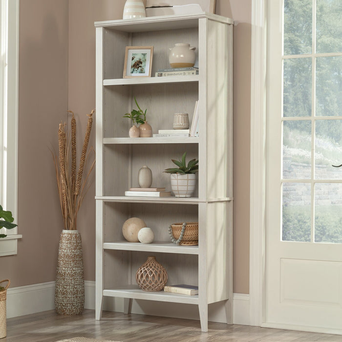 Clark 31” 5-Shelf Bookcase - White