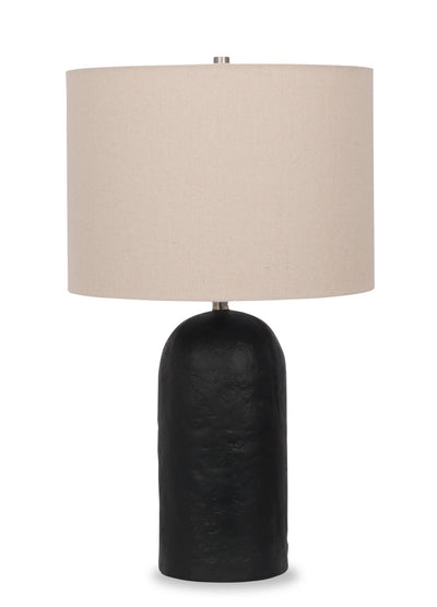 Jones 24” Modern Ceramic Table Lamp - Distressed Black | Lampe de table moderne Jones de 24 po en céramique - noir vieilli