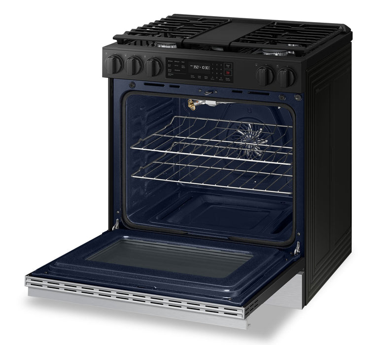 Samsung 6 Cu. Ft. Smart Gas Slide In Range with Air Fry and Fan Convection - Stainless Steel - NSG6DG8300SRAA